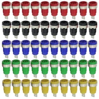 4MM Banana Socket 600V/32A High Current Instrument Binding Post Insulated Panel Socket Opening 12MM 1