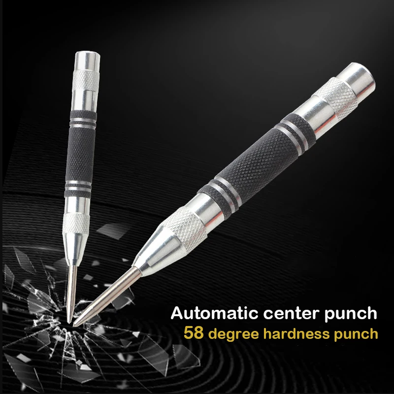 

Center Punch Automatic Spring Type Locator Glass Firing Pin Window Breaker Punch Set Center Punch