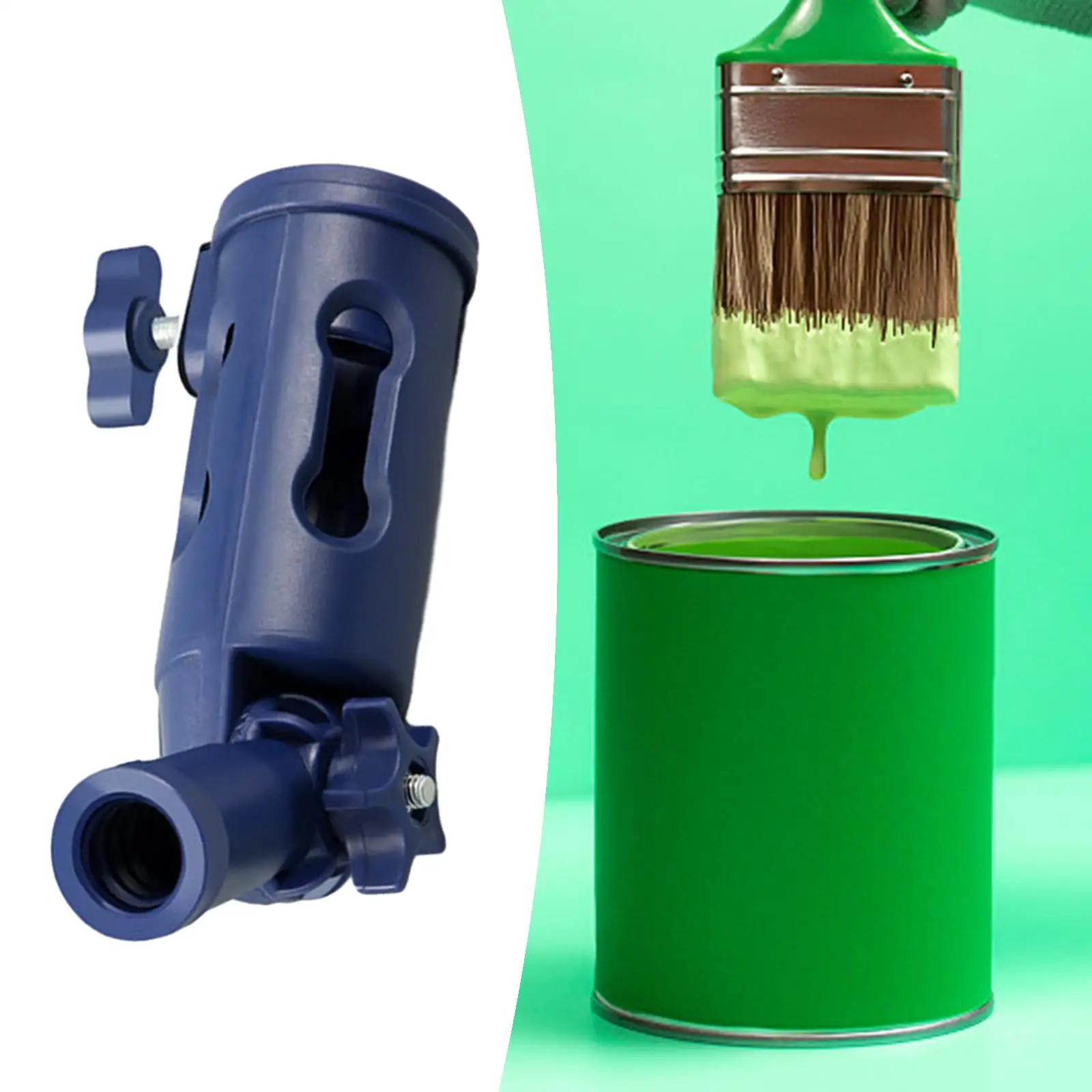 Multi Angle Paint Brush Extender Kitchen Supplies Paint Roller Holder for Household Cutting Easily Reach Corner