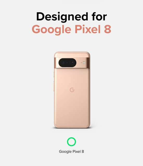リンケフュージョン-GooglePixel 8用ソフトTpuフレームケース、透明 