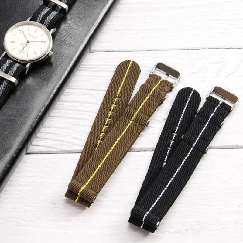 Elastic Nylon Waterproof Outdoor Sport Watchband Strap