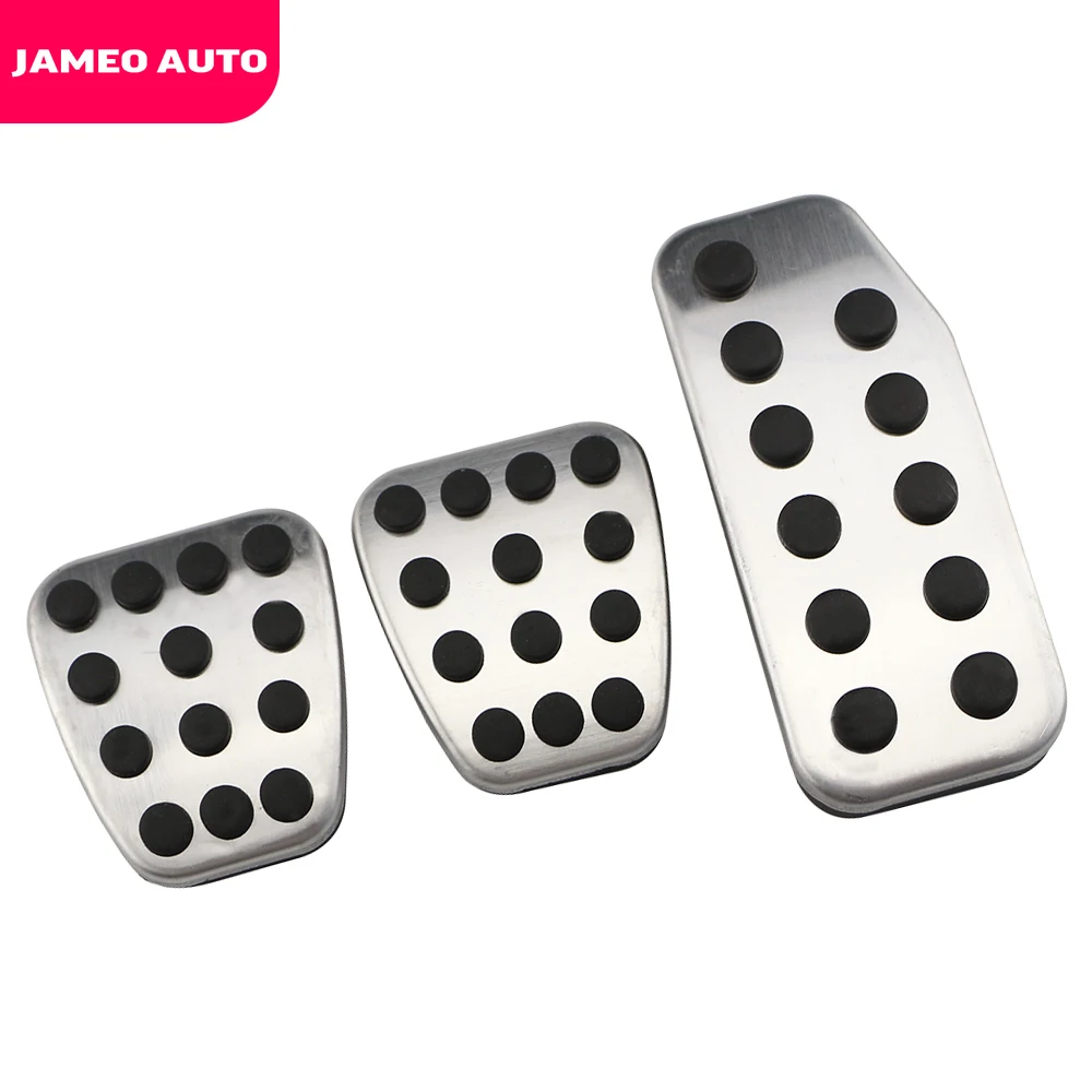 Auto Car Pedals Gas Brake Clutch Accelerator Pedal Pad Plate Cover for Honda CITY 2013-Vezel HRV HR-V 2015-Jameo