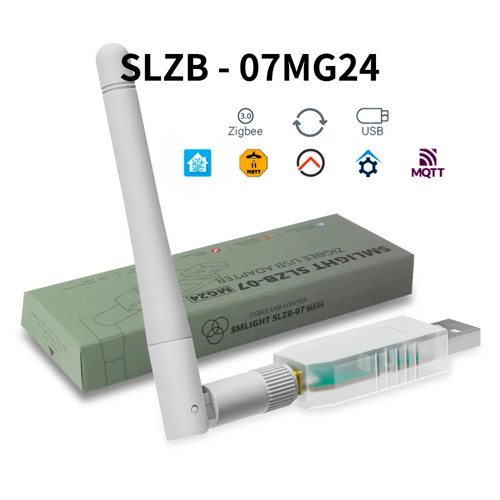 Zigbee Adapter SMLIGHT Zigbee 3.0 SLZB-07MG24 Adapter Thread/Matter USB adapter Fast CP2102N USB/UART converter With Zigbee2MQTT Home Assistant