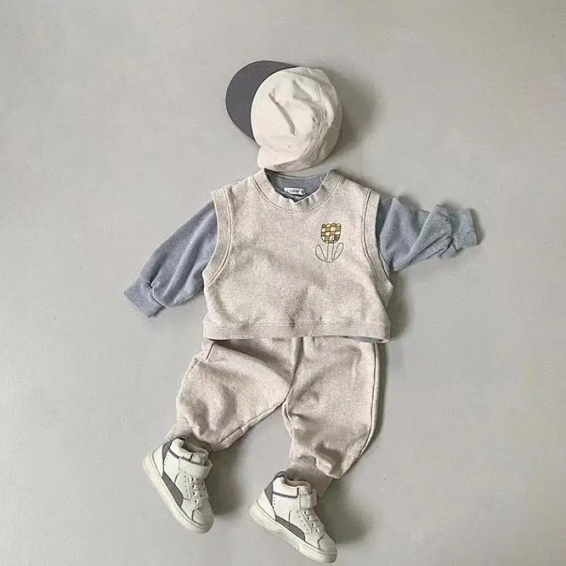 2022 New Baby Sleeveless Cotton Vest Fashion Newborn Casual Vest