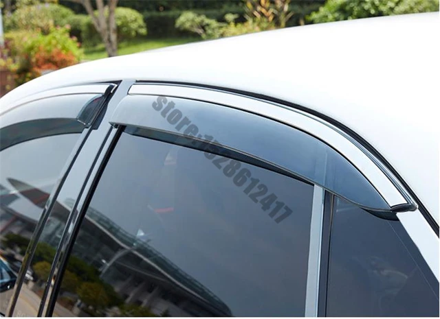 for Suzuki Swift 2005-2016 ABS Window Visor Vent Shade Rain Sun Guard  Deflector Awnings Shelters Covers Car Styling - AliExpress