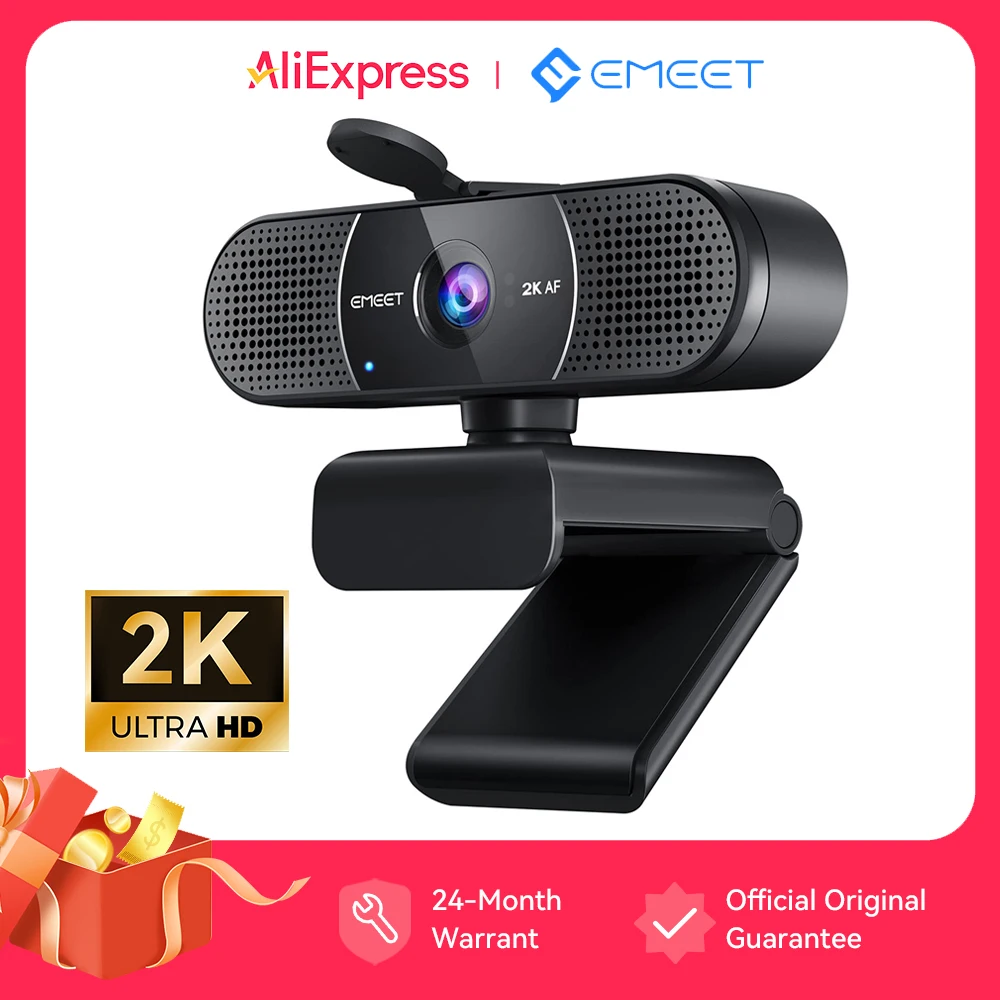 2K Webcam 1440P Web Camera Autofocus Streaming Camera