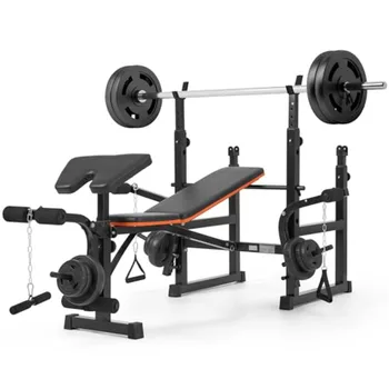 7-in-1 Adjustable Weight Bench Set 1