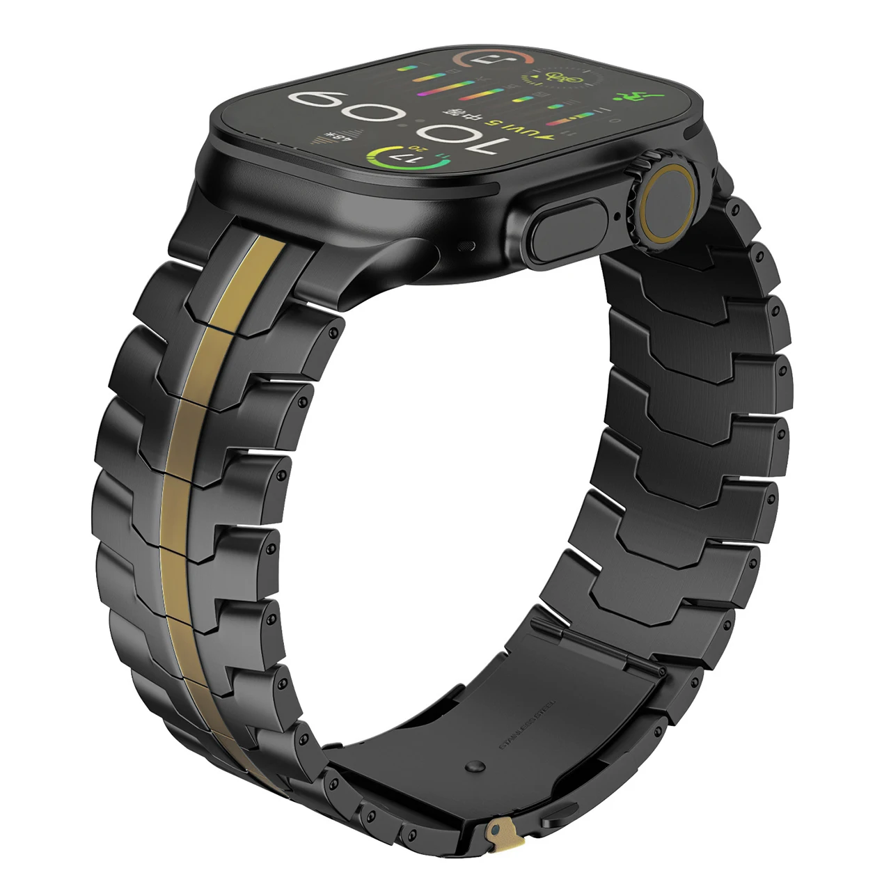 Premium Titanium Metal Strap - Stainless Steel Bracelet