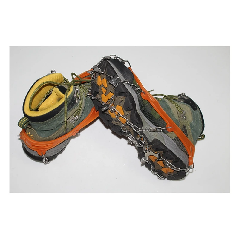 Crampons Stainless Steel Anti-Skid Ski Claws Mud Ice And Snow Anti-Skid Shoe Covers Mountaineering Anti-Skid Shoe Chains 6