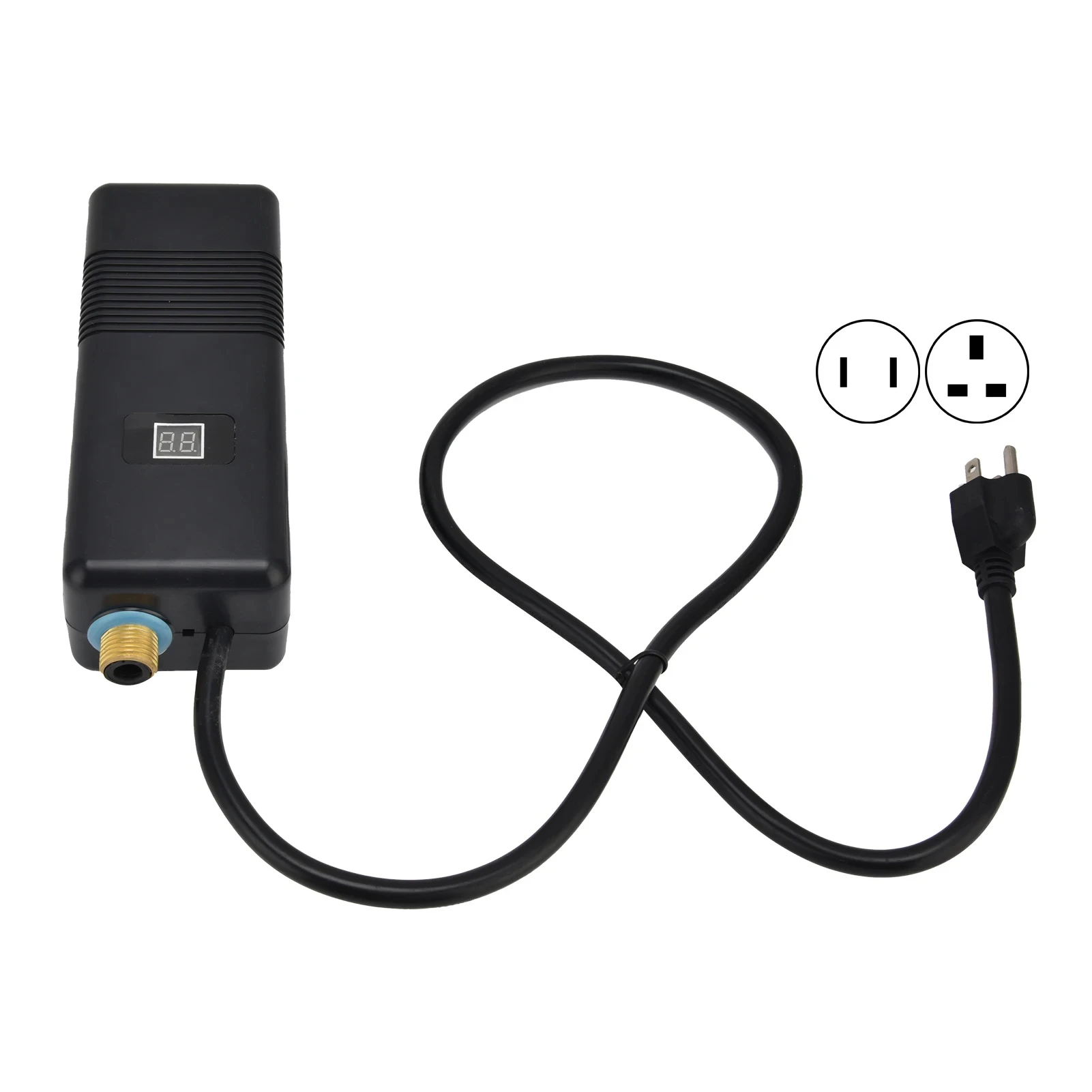 Description Picture 2 of item3000W Instant Electric Water Heater for Home Bathroom Kitchen Washroom Camping Black Bathroom Water Heater Electric Water Heater