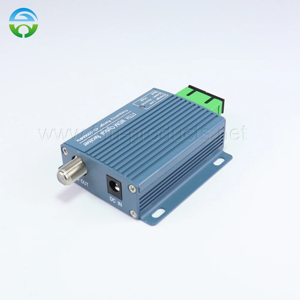 CATV  Node Active 1550nm FTTH WDM Optical Receiver With One RF Port Triplexer Minimode