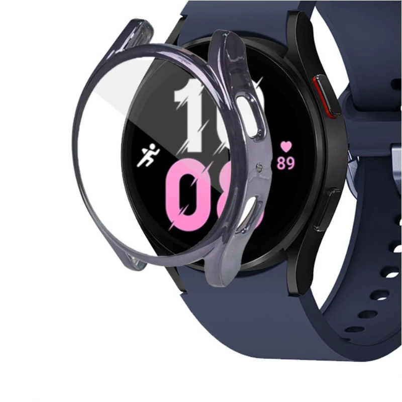 Durable TPU Full Screen Protector Bumper for Samsung Galaxy Watch - Soft Protective Case