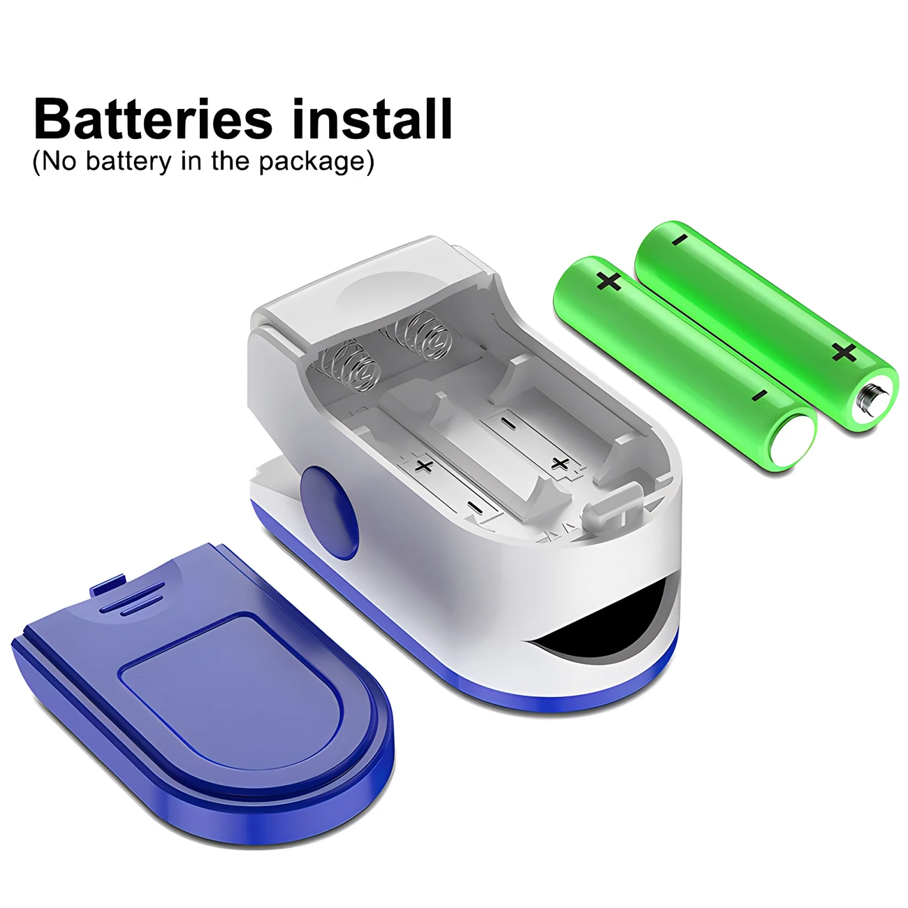 Portable Digital Finger Pulse Oximeter LED Blood Oxygen Heart Rate Health Diagnostic Monitor Tool
