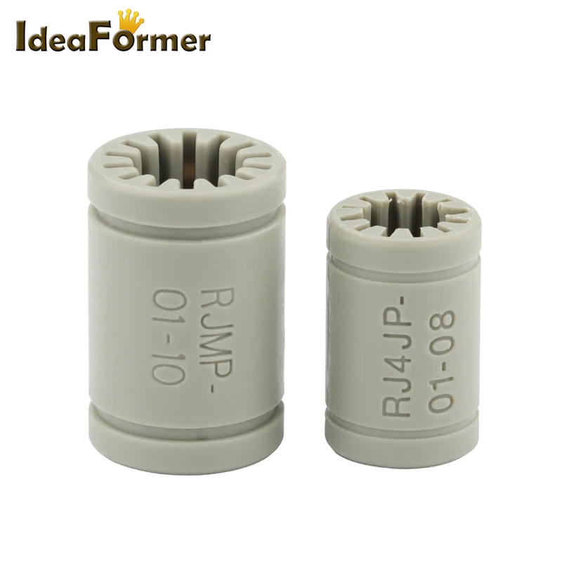 Rolamentos Lineares de Plástico Bucha Polymerigus Igus Drylin Rolamento Eixo para Peças de Impressora 3d Prusa Mendel Diy Peças Rjmp01 Rj4jp