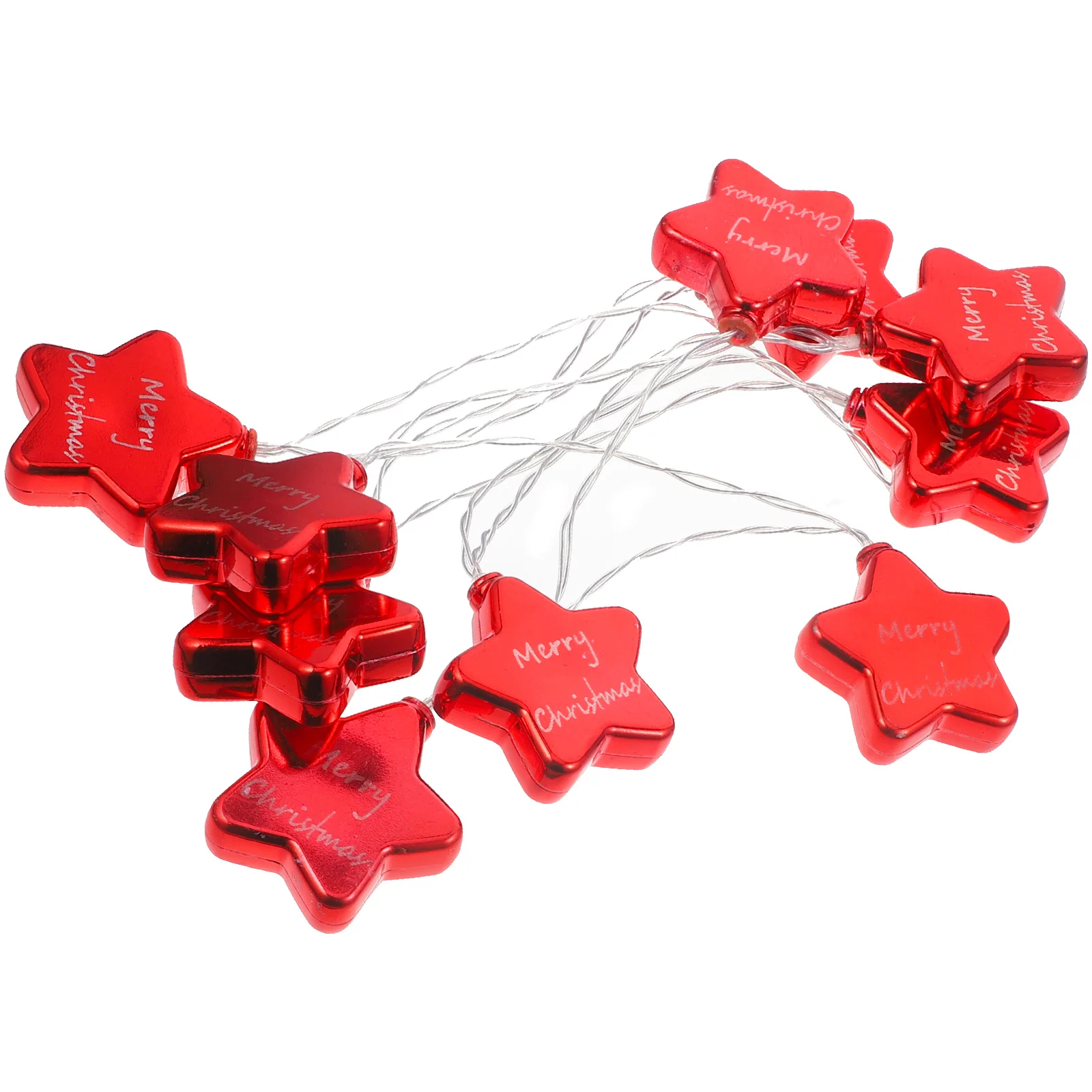 

Star String Lights Operated Christmas Garland Decorations Indoor Flashing