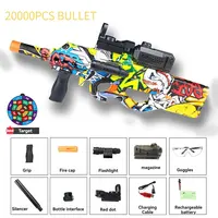 P90 Toy Guns Automatic Hydrogel Gun Rifle Sniper Crystal Bomb Weapons Paintball Pneumatic Gun for Adults Kids Boys Outdoor Games 1