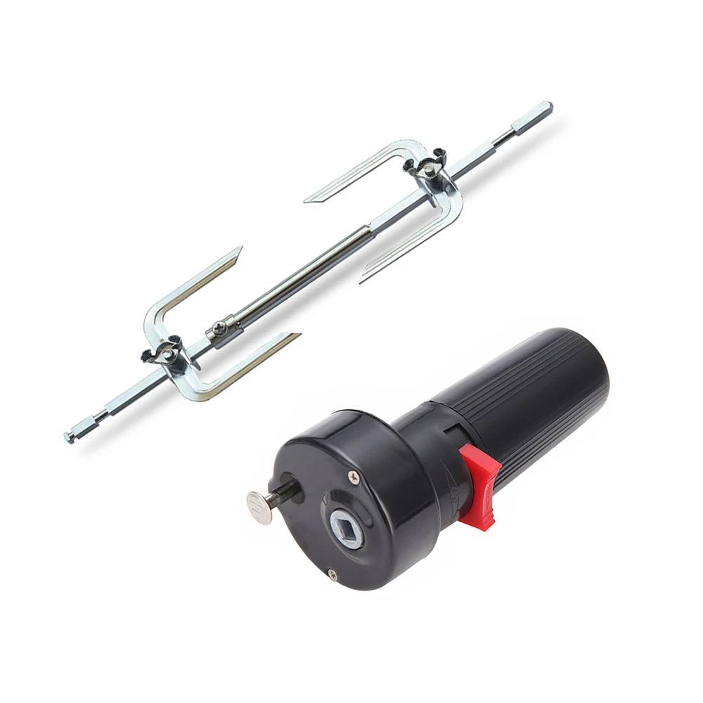 Barbecue Tools Barbecue Skewers BBQ Motor Metal Toaster Oven Accessories Chicken Roaster Spit Charcoal Chicken Grill For Outdoor Camping Cooking Tools