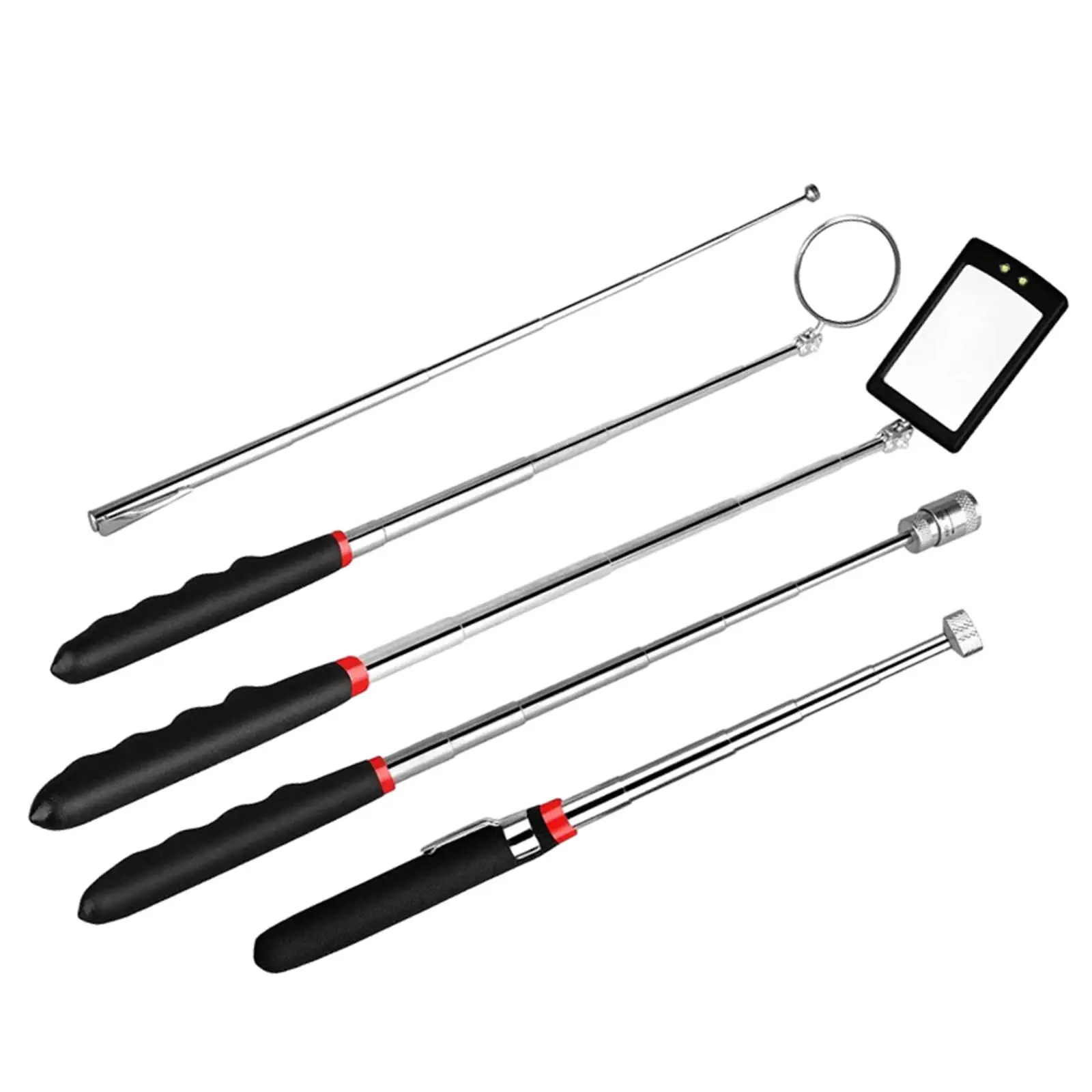 

5Pcs Magnetic Telescoping Pick up Tool Kit Adjustable Inspection Mirror