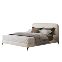 Lit de rangement Unique, chambre à coucher, esthétique, moderne, salon de couchage, têtes de lit, tables de nuit doubles, décoration matrimoniale 6
