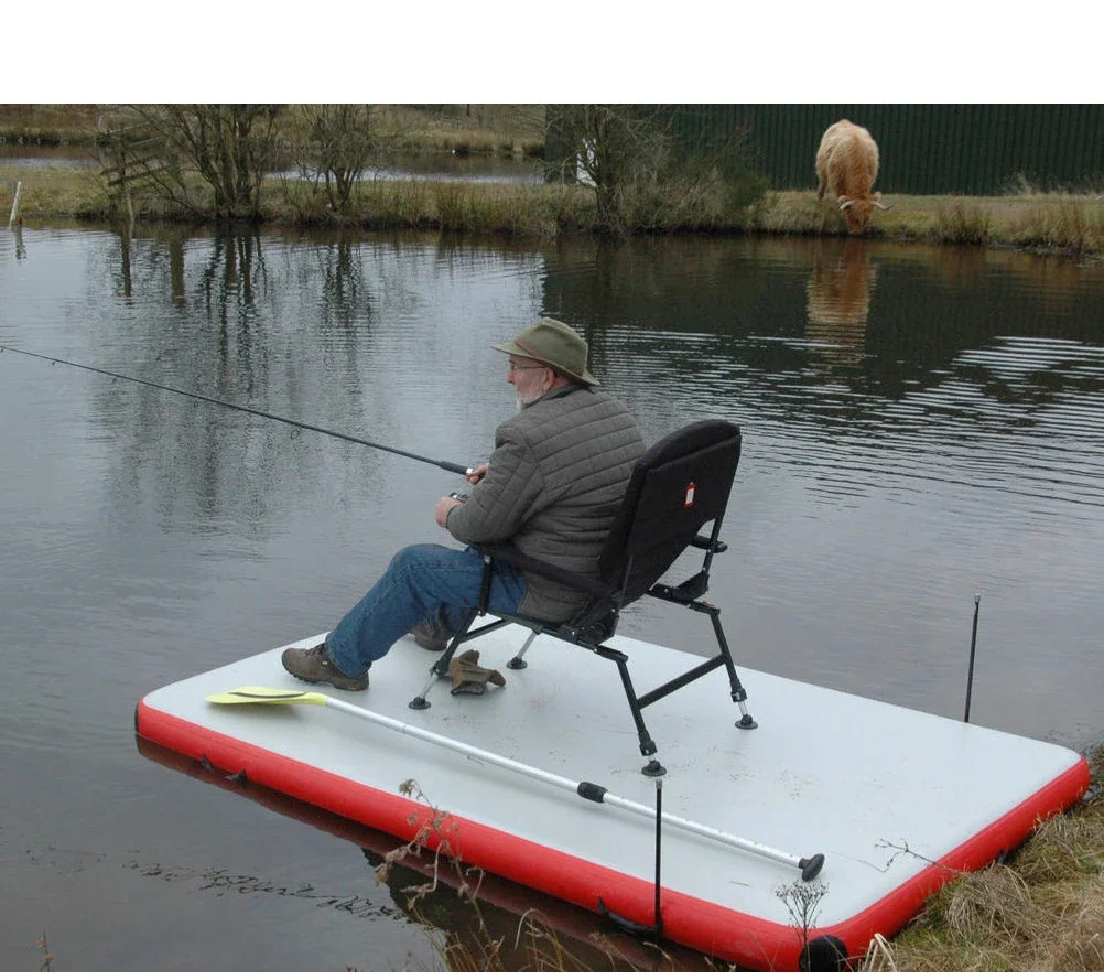 

Wholesale Inflatable Wire Drawing Pad Floating Platform Portable Folding Fishing Platform Inflatable Magic Blanket Smooth