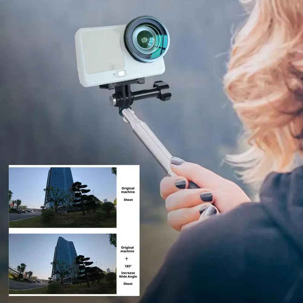 Objektiv širokog ugla 185° Fisheye za DJI Action 6