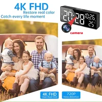 Mini 4K HD Camera, Supports Remote Viewing, Motion Detection, Digital Lights Can Be Turned Off, Ringing Alarm Clock Camera 2