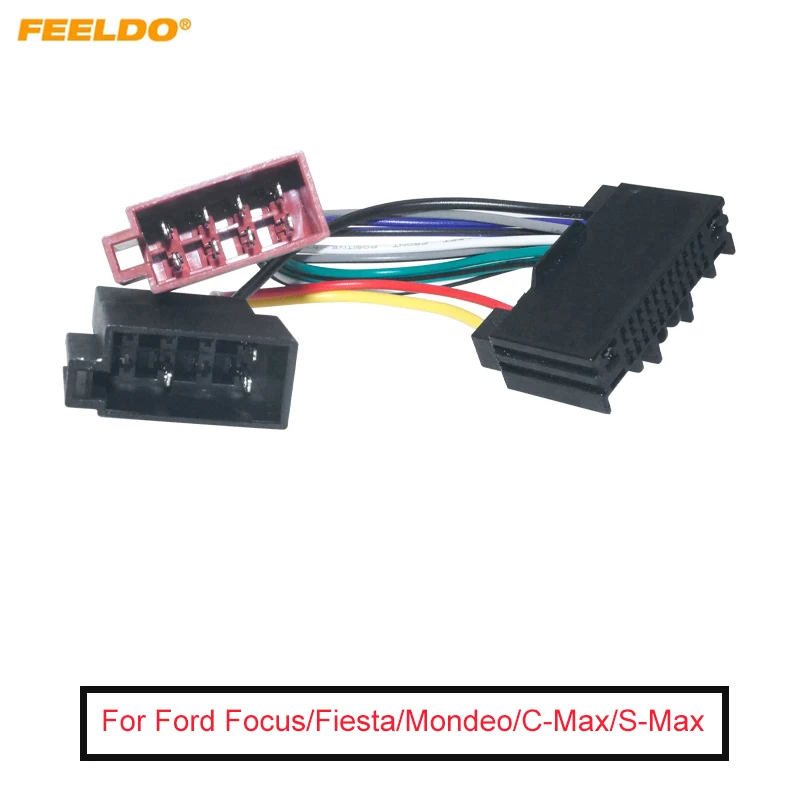 

Car CD Radio Audio ISO Wiring Harness Adapter for Ford Focus/Fiesta/Mondeo/C-Max/S-Max Landrover Auto ISO Head Units Wire Cable