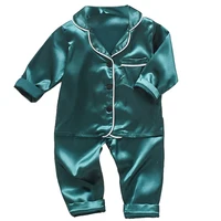 Kinder Pyjama Set Seide Satin – Bild 2