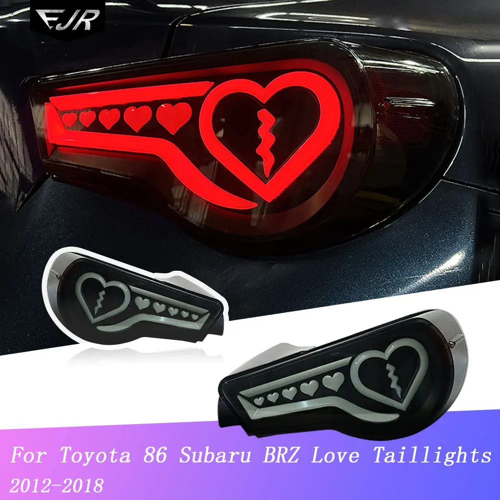 ハートテール BRZ 86 For Toyota 86 Taillight 2012-2018 Subaru BRZ Modified Heart