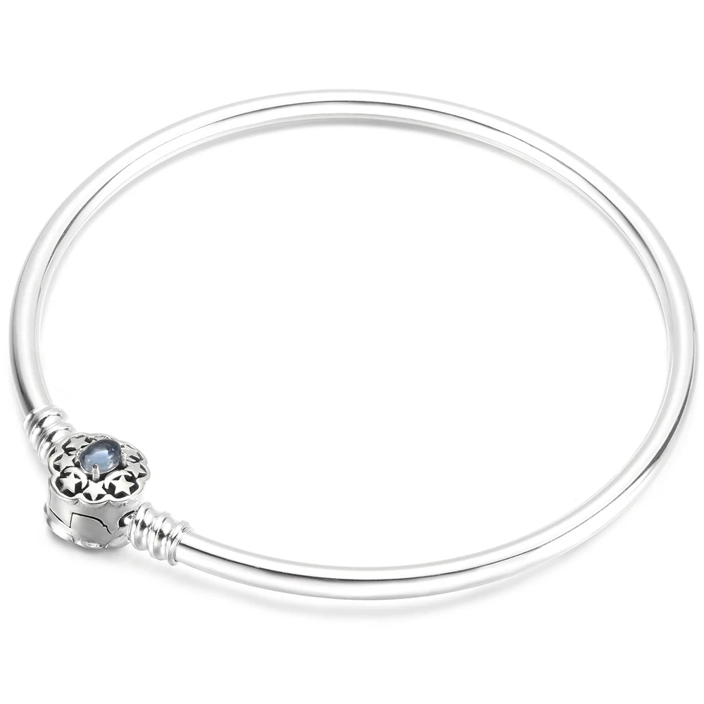 

Authentic 925 Sterling Silver Moments Disn Aladdi Princess Jasmin Clasp Fashion Bangle Fit Women Bead Charm Gift DIY Jewelry