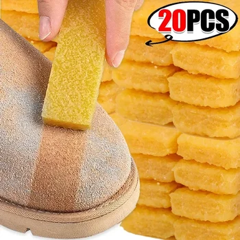 20/1Pcs Natural Shoe Eraser Rubber Block Suede Shoes Boots Cleaning Care Decontamination Shining Wiping Home Leather Cleaner 1