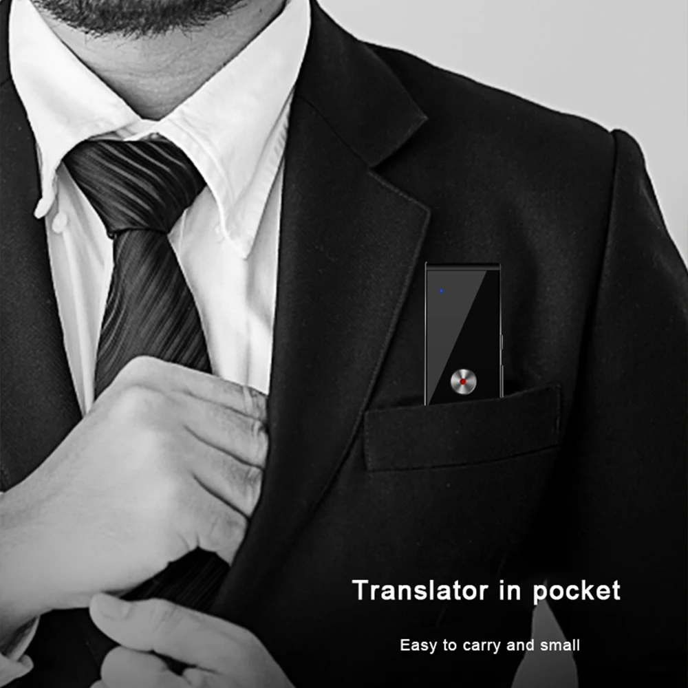 T8 Smart Voice Translators Mini Portable 44 Languages Real Time Voice Interpreters Intelligent Translator Wireless Travelling
