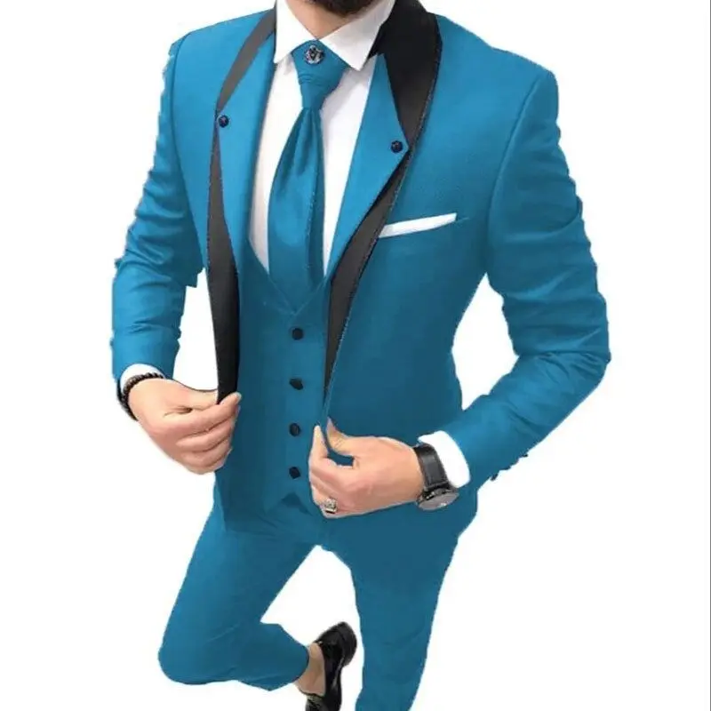 Gilet De Costume Homme Motif Floral - Col En V Coupe Ajustée Pour Mariage, Soirée, événements