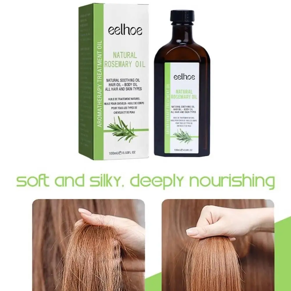 

100ml Rosemary Black Seed Essential Oils Oil Spray For Hair Care And Growth To Prevent Hair Loss Strengthens Hair Care Serum