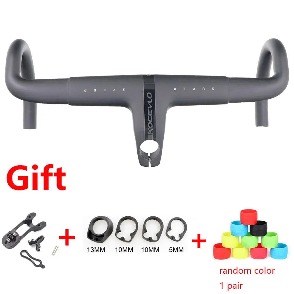 Kocevlo Aero Integrated Road Bicycle Handlebars T800 Ud Carbon 380/400