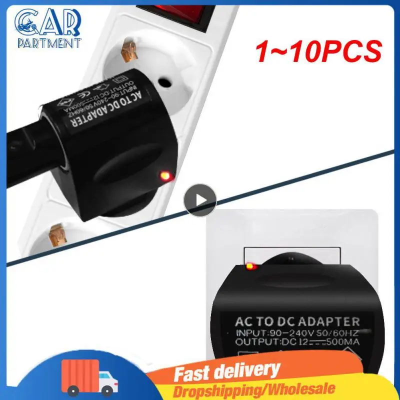 

1~10PCS EU 220V To 12V DC Car Power Adapter Socket Converter Car Cigarette Lighter For Automobile Wall Socket Splitter