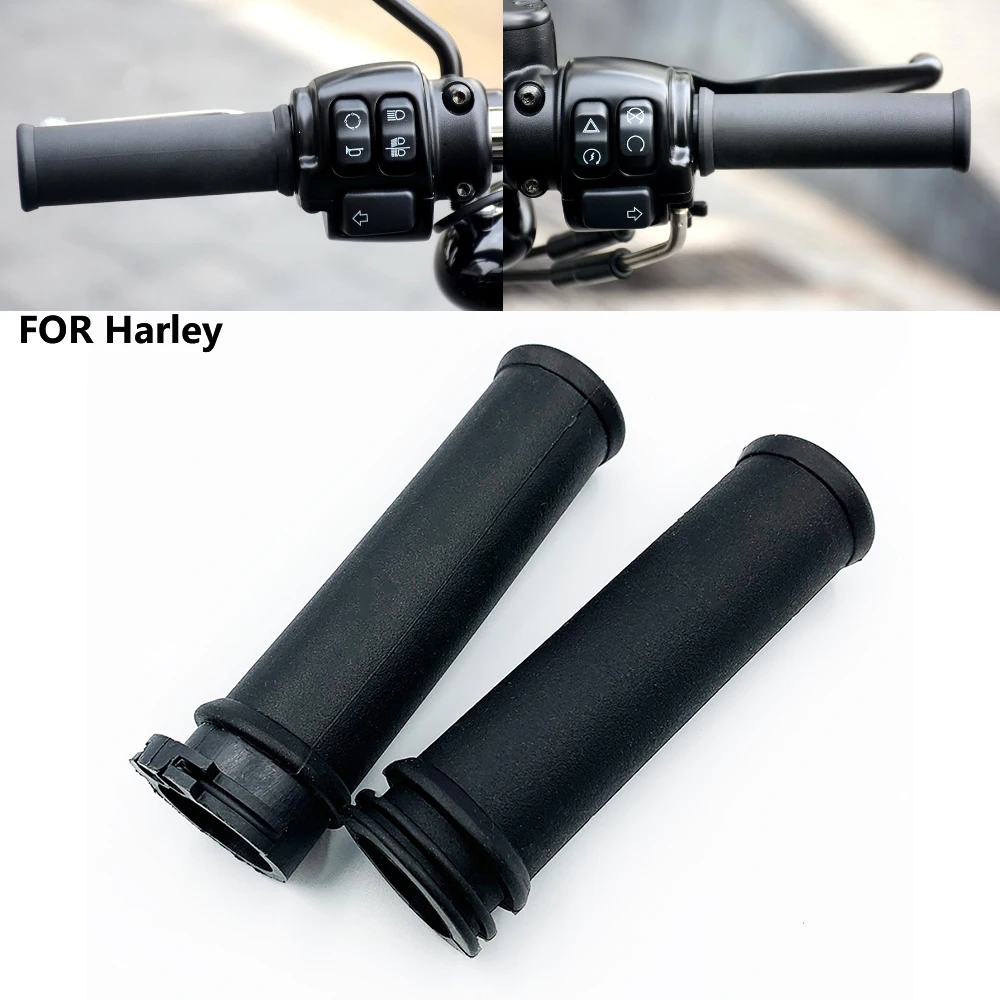 

Motorcycle 25mm 1"Handle Bar Black CNC Hand Grips For Harley Touring Sportster Dyna Softail SuperLow Fat Boy Breakout FLHX FLHR