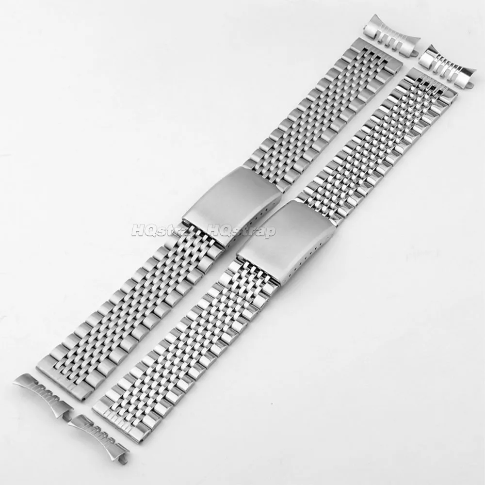Solid Stainless Steel Quick Release Watchband with Folding Buckle