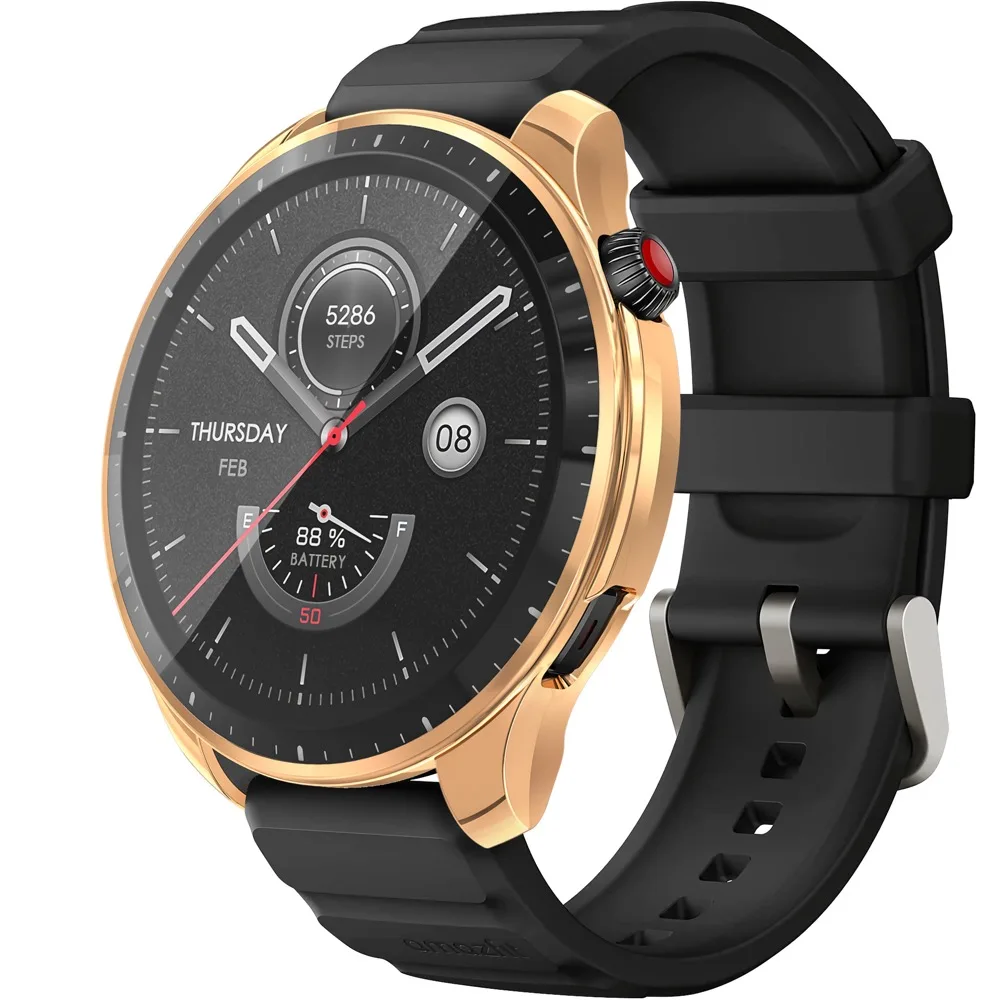 Amazfit GTR4  TPU Ʈ ̽ Amazfit GTR 4  ʰ淮  Ŀ ̽ ȭ ȣ  ȣ ̽ ׼, Amazfit GTR4 Ʈ Ʈ  Ŀ ̽