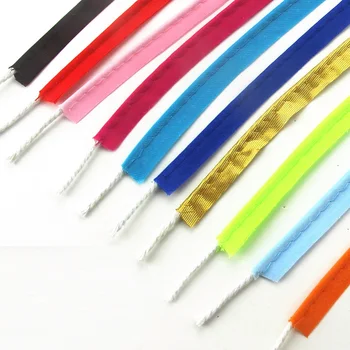 Nastro da cucito per bordi per tubazioni al polarizzazione, corda per indumenti patchwork fai da te, creazione e rifinitura di cucito, tessili per la casa, lotto da 5 m
