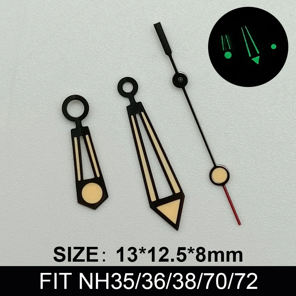 NH35 NH36 Green Luminous Watch Hands for Automatic Movement watch accessories Watch Parts / Pointers For Wristwatches watch accessories