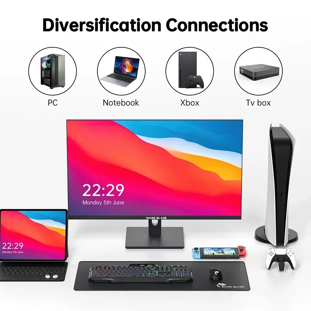 24 ġ PC , IPS LCD ÷, HD 75Hz ũž ̹ ǻ ȭ,  г HDMI ȣȯ DP