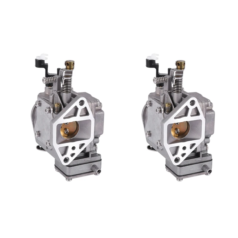 

2X Engine Carbs Carburetor Assembly 63V-14301-10-00 Suitable For Yamaha Parsun Hidea Stroke 9.9Hp 15Hp Outboard MOTORS