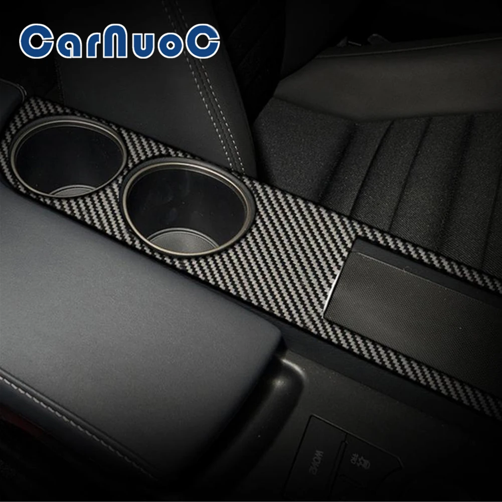 

Cupholder Decoration Strips Car Stickers Accessories For Lexus IS250 IS250C IS300 2014-2018 Interior Carbon Fiber Mouldings