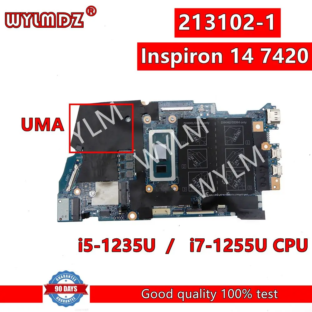 

213102-1 i5-1235U/i7-1255U материнская плата с процессором для ноутбука для Dell Inspiron 14 7420 2-in-1 системная плата CN 0DNRR6 0MPPFT Test OK