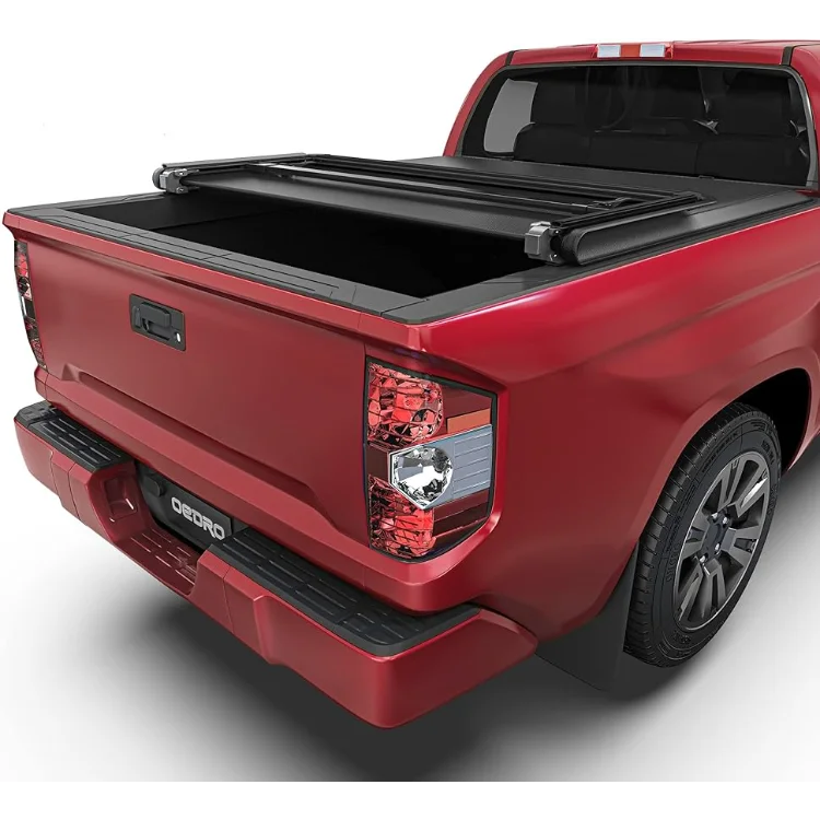 

OEDRO Soft Tri-fold Truck Bed Tonneau Cover Compatible with 2022 2023 2024 Toyota Tundra(Excl.Trail) 5.5 ft Bed