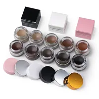Custom Waterproof Eyebrow Pomade Gel Eyebrow Tint Makeup Enhancer Cosmetic Eye Makeup Eye Brow Cream With Brush 1