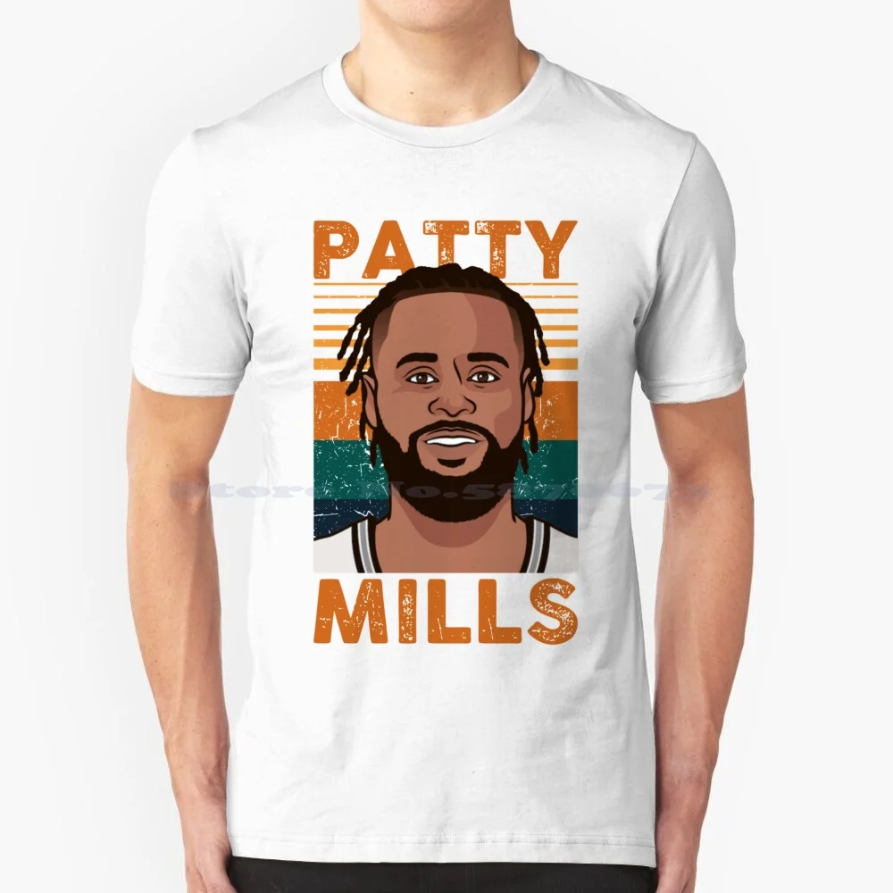 Patty Mills Acquista Merch T Shirt 100% Cotone Tee Patty Mills Patrick Sammie Mills Basket Brooklyn Toris Islander Tsi