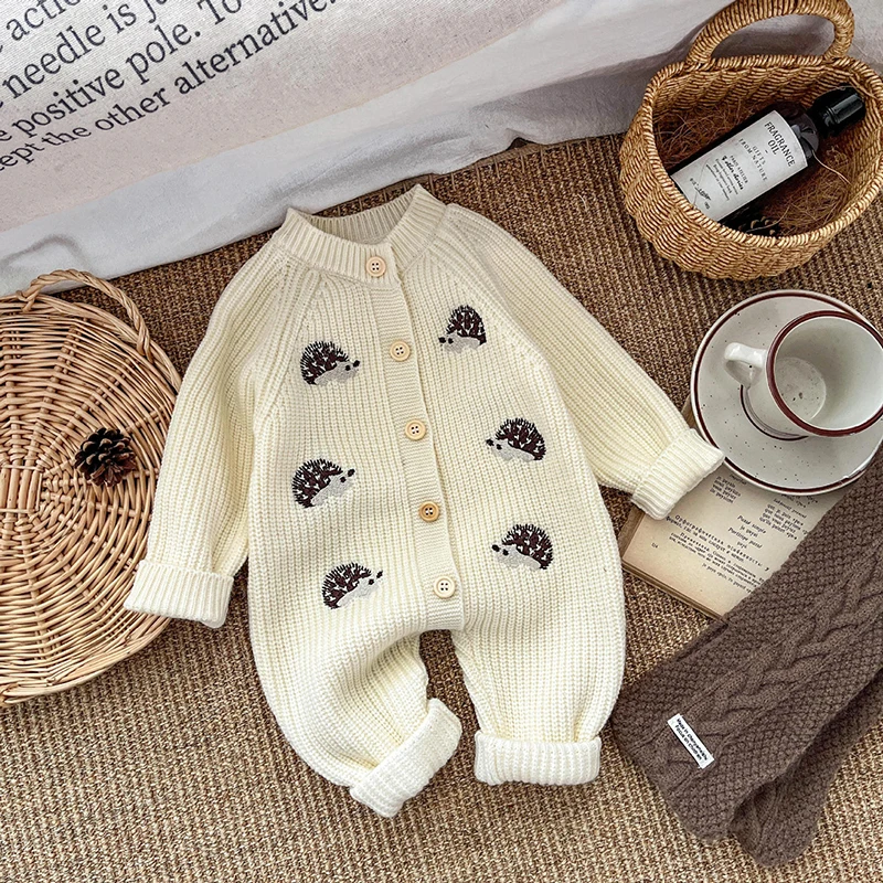 Baby Animal Embroidery Rompers Jumpsuits for Spring