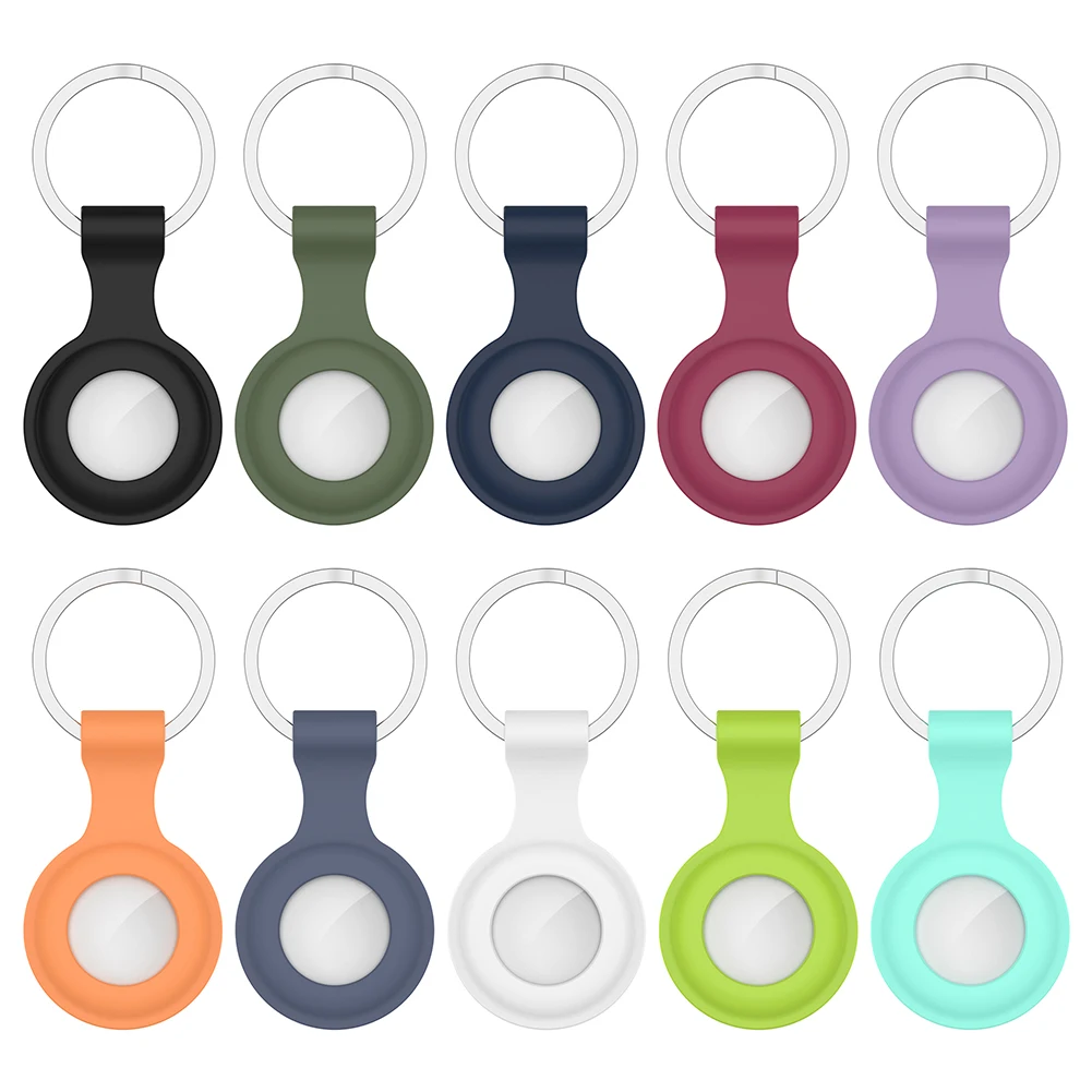 Anti Lost Locator Anti Lost Tracker Anti Lose Tracker Item Locator Silicone Locator Tracker Protective Case for Airtags Anti-Lost Device Anti-sweat Case Scratch-resistant Protector